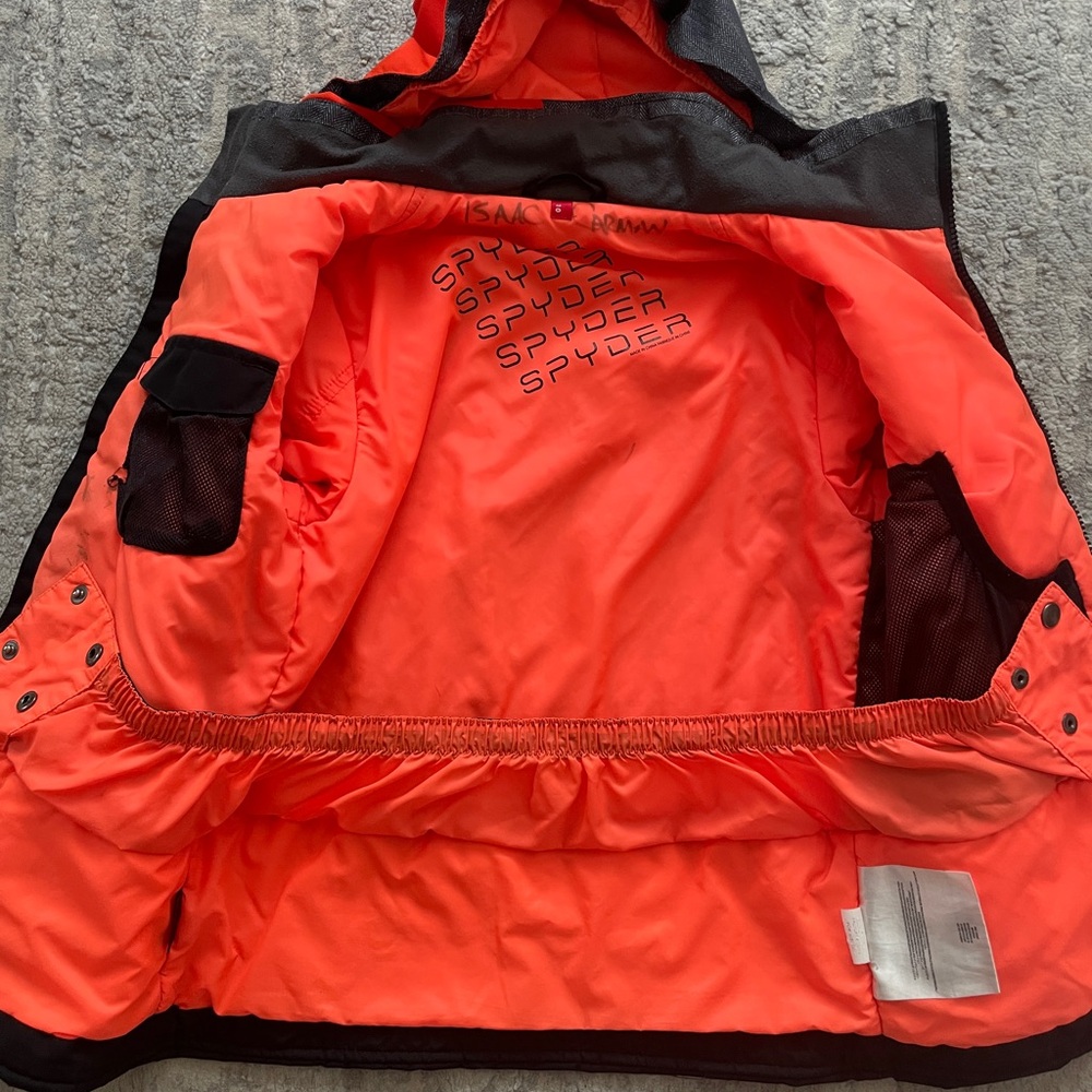 Spyder Kids Ski Jacket Size 10 - Picture 2 of 9